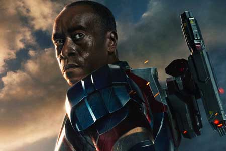 Don Cheadle in Iron Man 3 as Iron Patriot